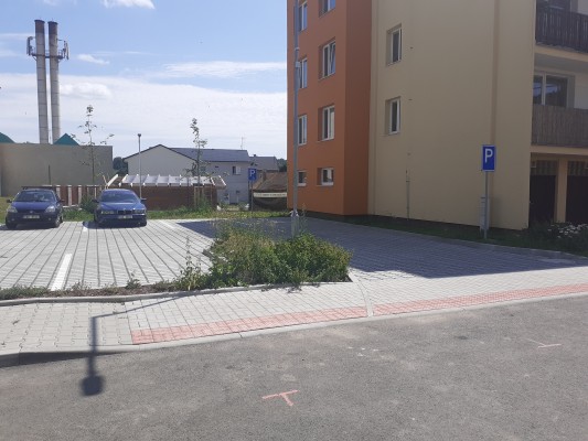 Parkoviště v ulici Družstevní
